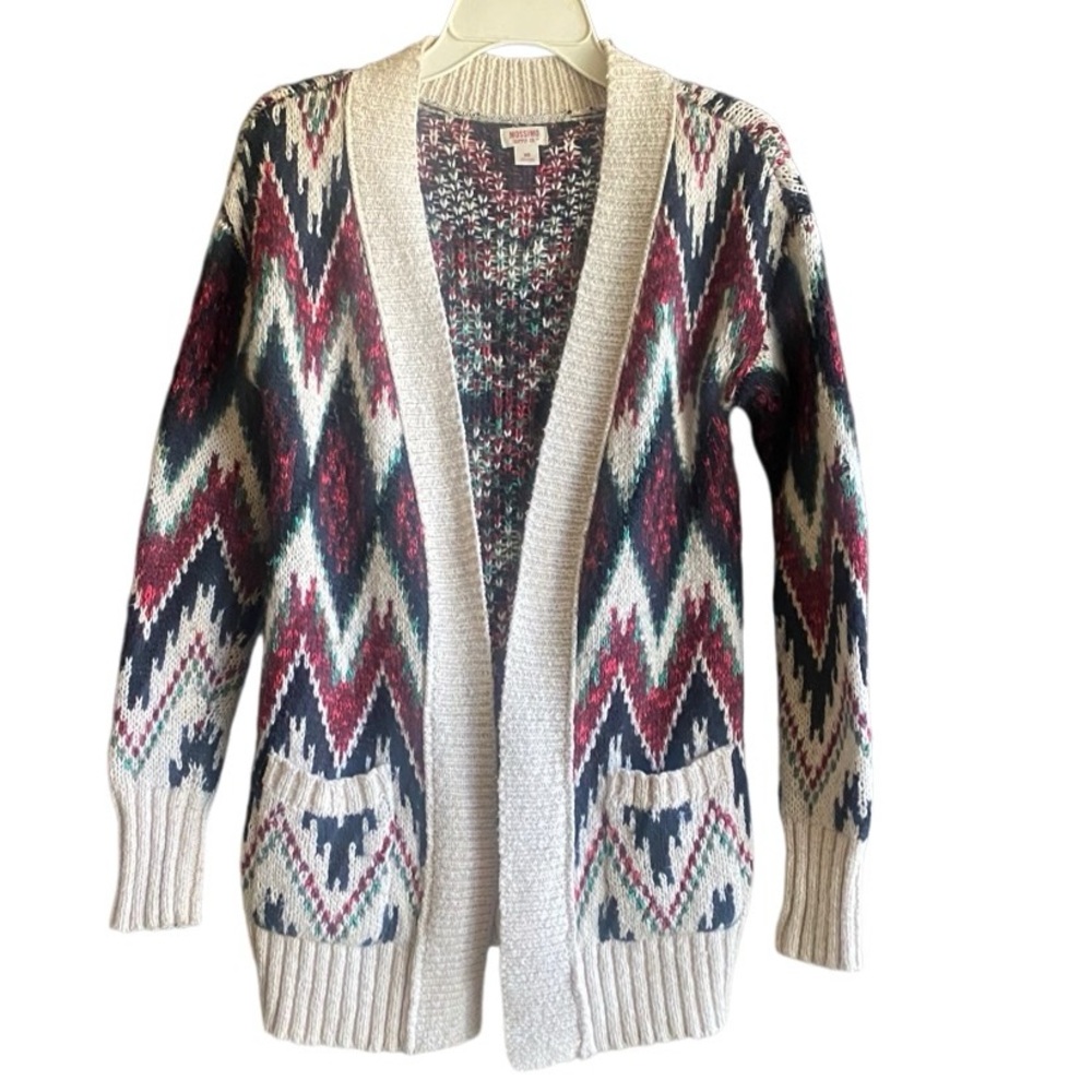 Mossimo Supply Co. Multicolor Chevron Cardigan